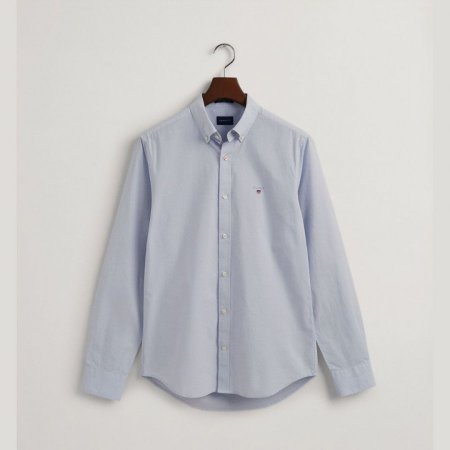 gant shirt big size - رمادي فاتح